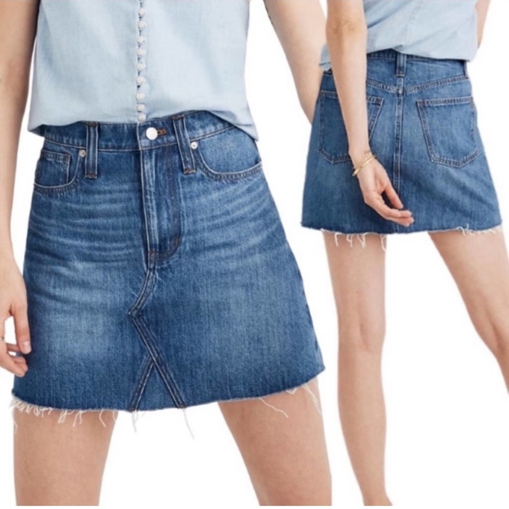J crew denim skirt